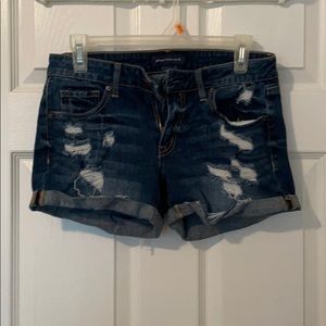 Aéropostale deconstructed Jean shorts, size 4